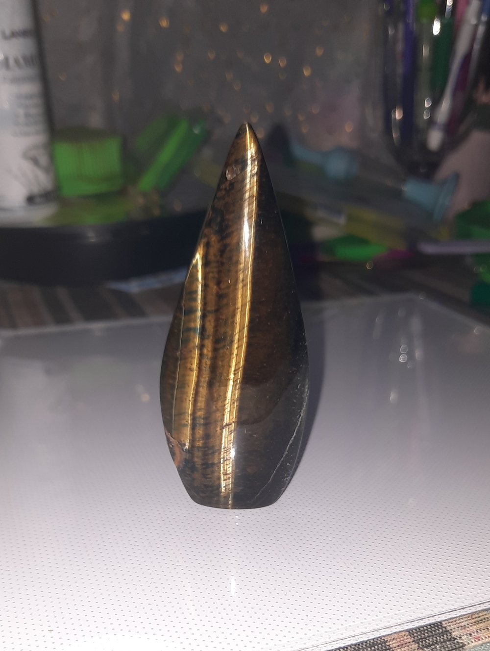 Polished Tiger's Eye Decorative Stone Accent - Brown